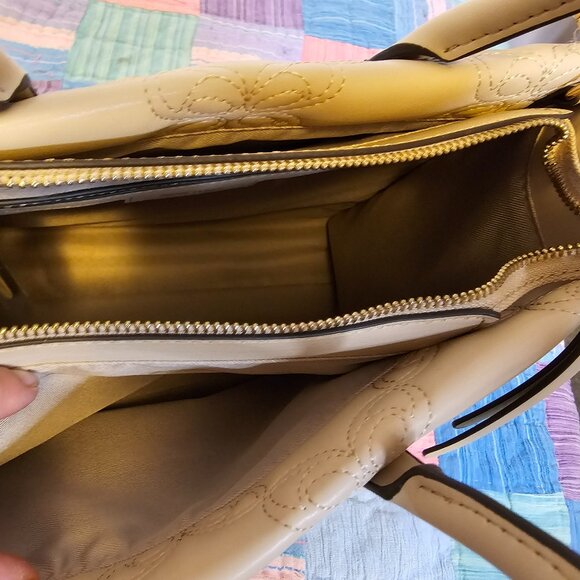 Nine West Cosette Tote Bag, Beige, NWT - Picture 4 of 6